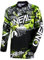 O'NEAL | Motocross-Shirt Langarm | Kinder | MX MTB Mountainbike | Passform für Maximale Bewegungsfreiheit, Eingenähter Ellbogenschutz | Element Youth Jersey Attack | Schwarz Neon-Gelb | Größe M