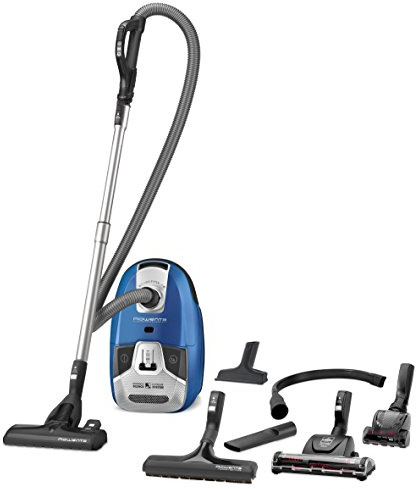 Rowenta RO6391EA Aspirateur Silence Force Compact Full Care 4A avec Sac Bleu