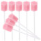 ROSENICE Lot de 100 tampons jetables pour soins buccaux - Rose