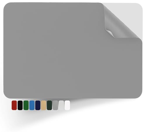 Flickly®| Selbstklebender Reparatur Flicken|robust & wasserfest | Patch für LKW Planen, Anhänger, Zelt, Markise, Pool, Camping und mehr | viele Farben | 30 x 20cm | Silber (RAL9006)