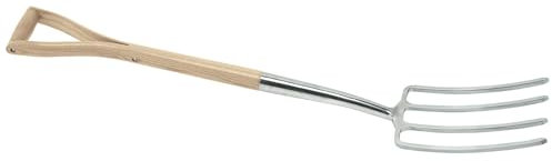 Draper Heritage 99013 Stainless Steel Digging Fork with Ash Handle