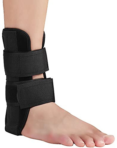 Supporto per caviglia regolabile Protezione del tutore Fissaggio della frattura dell'articolazione della caviglia Varus Valgus Corrector Allevia il dolore alla caviglia(L)