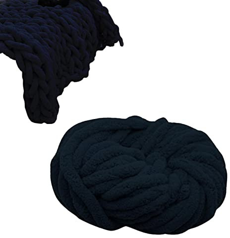 Chunky Wolle Garn Handstricken Roving - Soft Bulky Arm Stricken Dicke Wolle zum Häkeln | Strickdecke Decke Garn für Riese Klobig Stricken Werfen Sofa Decke