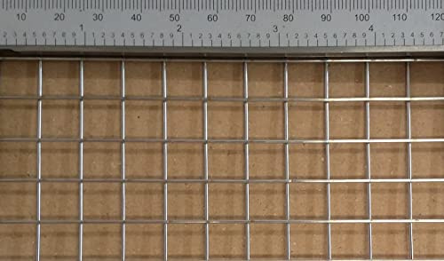 Schweißgitter aus Edelstahl 1.4306 mit 10mm maschenweite, 1mm drahtstärke. Maße: 1500mm x 1000mm