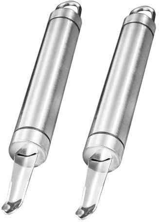 BESTonZON 2pezzi Levatorsoli Multifunzione in Acciaio Inossidabile per Longan Strumento Portatile per Rimozione Nocciolo Frutta da Cucina e Casa