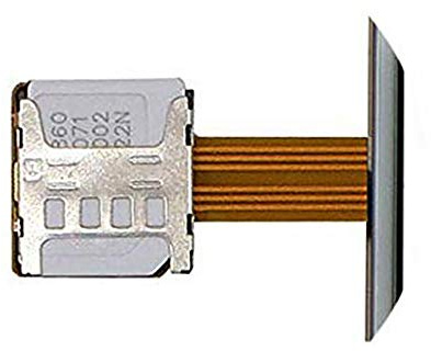 Sxhlseller Adattatore per Doppia Scheda SIM per Smartphone, Estensore per Scheda di Memoria, Adattatore di Estensione SIM 2 in 1, Consente Due SIM, Uso Simultaneo (nton)