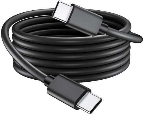 Câble USB C à C de 1.8M pour HP Chromebook Lenovo Portable,65W Câble Chargeur USB C Ordinateur Portable pour Thinkpad Acer Yoga Dell Asus Chromebook Samsung Google Tablets pour Huawei Matebook