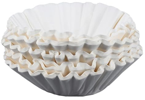 Cônes De Papier Filtre À Café - Filtres À Café Ronds | Papiers Cône Goutte À Goutte De Café | Filtres À Café Blanc | Corbeille À Papier 100 Pièces Pour Café Infusé À Froid | Panier Pour Cafetière | Ac