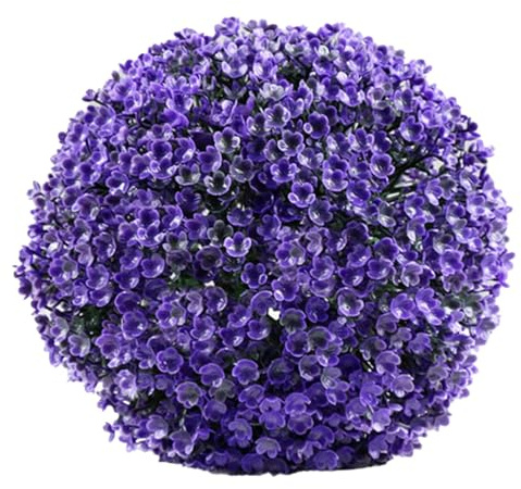 Outdoor Clipped Ball Artificial Boxwood Sphere Decorative Spheres | Greenery Sphere Decorative Artificial Spheres for Balcony Garden Wedding Home Decor