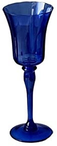 KXQYIKYI Vasos de vino tinto de color azul, copa de vino tinto personalizada, decoración del hogar