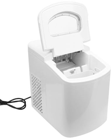 Fabricante de Hielo Automático, Máquina Redonda de Fabricantes de Hielo para Uso en el Hogar y Comercial, Compacto y Fácil de Mover, Material Premium para Durabilidad, (EU
