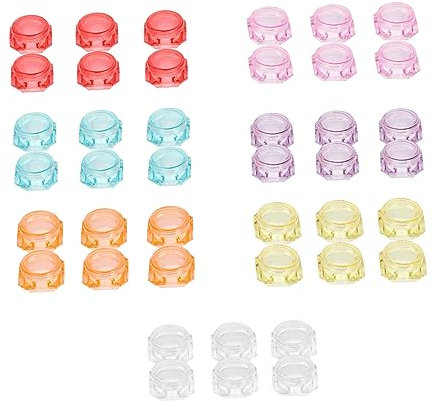 Beaupretty 40 Pièces Pots Cosmétiques Cuillères pour Contenants Idéaux pour Crèmes et Échantillons