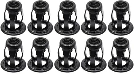 Puoersh Rivetti in Plastica per Auto per Audi A3 A4l A6l A8 Q3 Q5 Q7, 10 Pezzi di Clip di Fissaggio per Dado del Bagagliaio Anteriore e Posteriore della Targa.