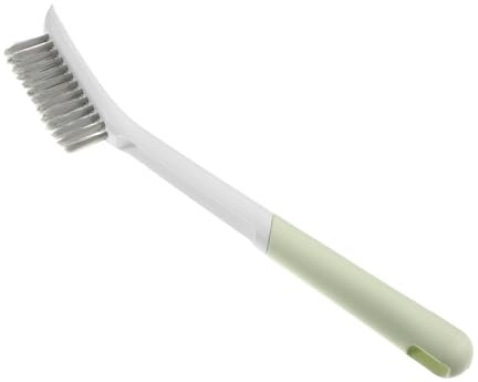 KICHOUSE Kitchen Cleaning Brush Oil Stain Removal Nylon Pot Scrubber Long Handle Thickened Bristles for Oven, Stove Countertop, and Gap Cleaning
