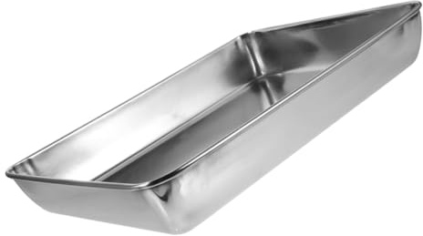 SEWACC Bac de Bain pour Oiseaux et Pigeons Multifonction en Acier Inoxydable Épais 35x30 Cm pour Cage D’Oiseaux Usage Intérieur Extérieur Animaux de Compagnie