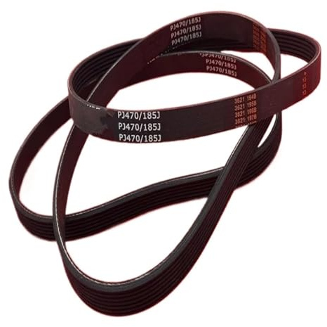 Correa de transmisión trapezoidal PJ470 185J 5/6/7 canales, multicanal, for cintas de correr, bicicletas estáticas y equipos de fitness.(6Ribsx1)