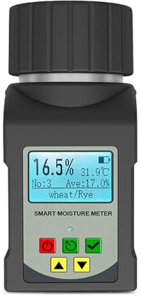 Getreidefeuchtemessgerät Getreide Feuchtigkeit Meter Smart Hygrometer Tester for Kaffee Bean Weizen Erdnuss Detektor