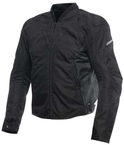 Dainese - Avro 5 Tex Jacket, Chaqueta de Moto de Tela con Protectores de Hombros