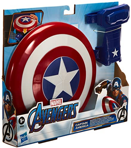 Hasbro B9944EU8 Marvel Avengers Captain America Magnetischer Schild, Única