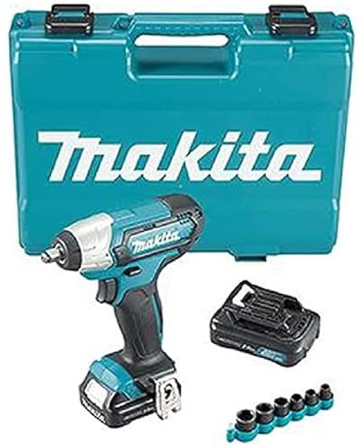 Makita Clé à choc 12 V CXT 140 Nm + clés à douille de marque