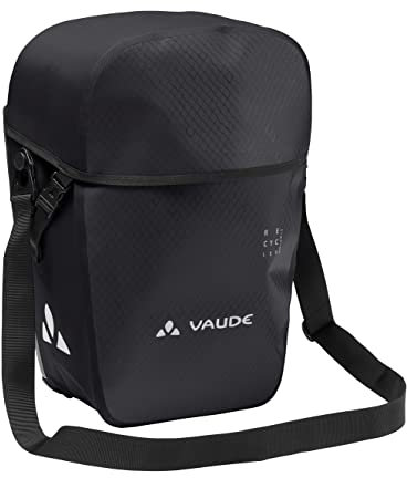 VAUDE Aqua Back Pro - Fahrradtasche - 2 Hinterradtaschen (2x24 Liter) in schwarz - wasserdicht, einfache Befestigung - Made in Germany