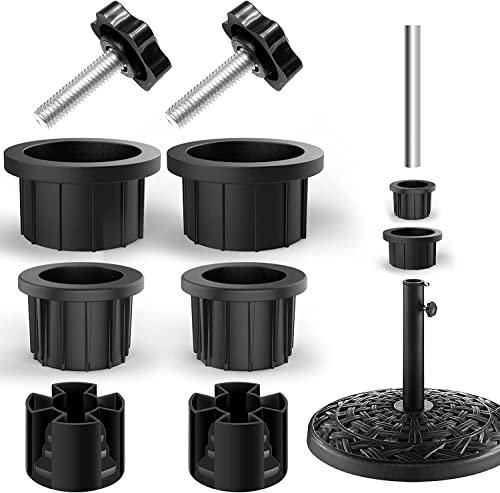 MEISO 8 Piezas Accesorios de soporte de Paraguas, Repuesto para sombrilla, de Jardin con Perilla de Sujecion M8 para Balcon Terraza