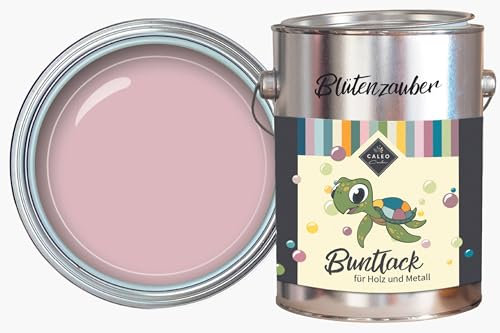 Caleo Color Lack BLÜTENZAUBER Altrosa, 0,68 Liter - ökologischer Lack für Möbel - natürlich, lösemittelfrei, spielzeugtauglich