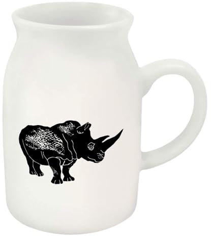 Azeeda 300ml 'Rhino' Ceramic Milk Jug (MJ00001347)