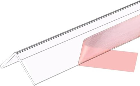 Wand-Eckschutz, Eckschutzleisten, L-förmiger Wand-Eckenschutz, Eckschutz, Möbel-Stoßstangen-Dekorabdeckung, transparenter Eckenschutz, selbstklebender Eckzierstreifen, transparenter Eckenschutz mit Bä