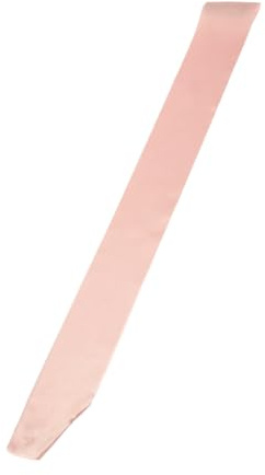 PATIKIL 63x4 Leere Satin Schärpe Selbermachen Einfarbig Schärpe Abschlussball Königin Schärpen Party Zubehör für Abschlussfeier Hochzeit Bankett Halloween Dekorationen Champagner