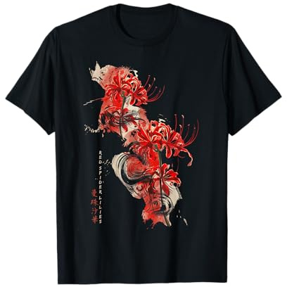 Lys araignée rétro au Japon doux grunge pastel gothique esthétique T-Shirt