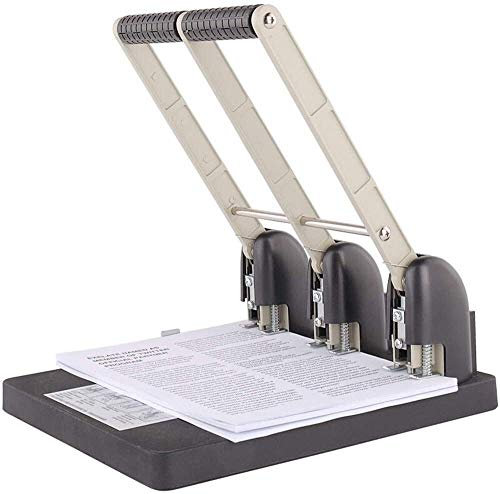Papierschneider a4 Maschine Papier-dauerhafter Drei-Loch-Stanzmaschine 150-Seiten-Schneidkopf Kann Geändert Werden, Um Den Bohrlochdurchmesser 7 Mm Fester Lochabstand For Dokumente Zu Bohren