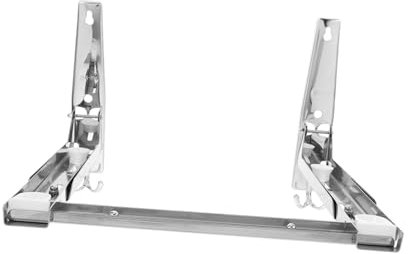 GLEAVI 100lbs Soporte De Pared Para Horno Microondas De Acero Inoxidable Brazos Ajustables Plegable Para Cocina Que Ahorra Espacio Soporta
