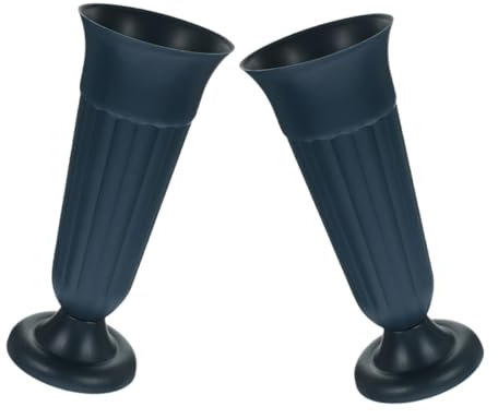 BESTYASH 2pièces Jardinière Funéraire Vase à Fleurs pour Cimetière Support De Décoration pour Tombe