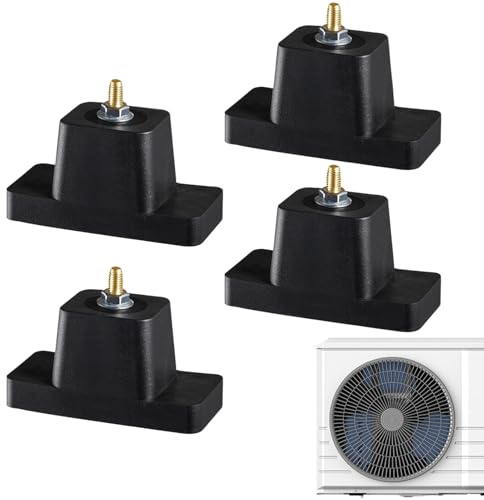 Base de Montaje para Split Mini 4 Piezas Almohadillas Antivibración