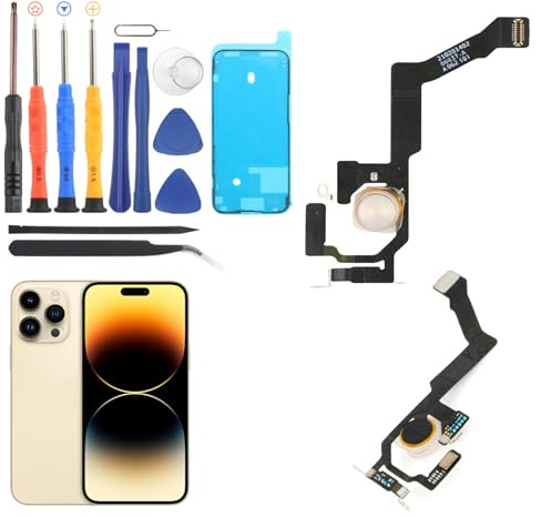 for iPhone 14 Pro Max Flash Light Flex Cable Replacement for iPhone 14 Pro Max A2651 A2894 A2895 A2896 Flashlight Flex Cable Module Connector Assembly Repair Parts