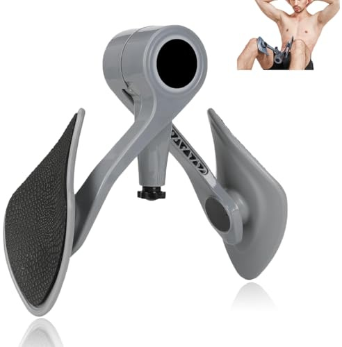 Beckenboden Muskeltrainer, Oberschenkeltrainer Trainingsgerät, GesäßTrainer Trainingsgerät, Fitnessgerät für Gesäß Beinarm Brust ​Arm und Beintrainer für Damen & Männer - Schwarz