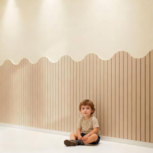 Panneaux muraux autocollants 3D en feutre - Anti-collision - Coussins muraux rembourrés avec mousse - Pour décoration murale de l'école, de la maison et du bureau - Jaune - 80 x 240 cm