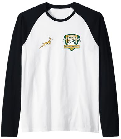 Faf Challenge Herren Rugby Shirt Schwarz Raglan S