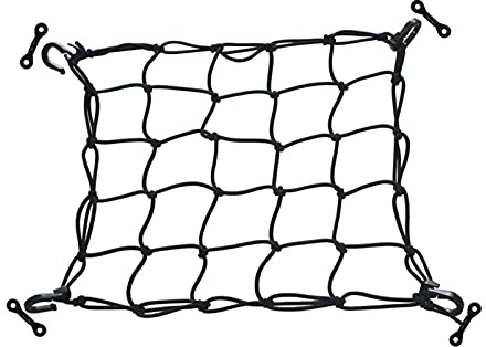 Kayak Deck Cargo Net, Kayak Net Stand Up Paddle Board Cargo Net Paddle Board Cargo Net Elastic Net Rope Hook Deck Rigging Set for Kayak Maintenance and