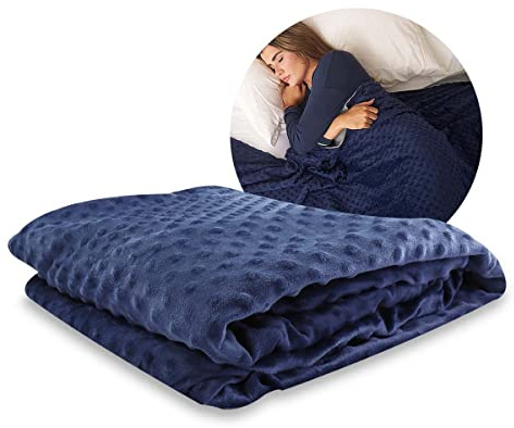 Universal Weighted Blanket Cover with 8 Binders - Bamboo & Minky Dot - Weighted Blanket Cover - Duvet Cover - Duvet Cover 200x200CM