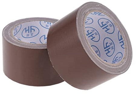 COHEALI Brown Fabric Single-Sided Carpet Tape 2Pcs Fabric Single-Sided Carpet Tape Waterproof Heavy Duty Duct Tapes