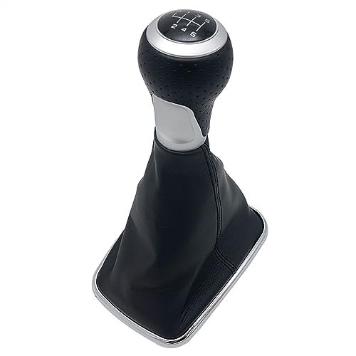EQUSS Schaltknäufe Kompatibel Mit VW Für Golf Mk4 Für GTI R32 1999 2000 2001 2002 2003 2004 2005 5/6-Gang-Auto-Schaltknauf Hebel Schaltmanschette Kofferraumabdeckung (Color : 6 Speed 2)