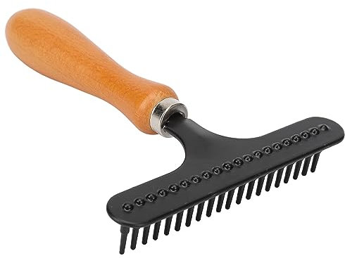 Handhabungs Teppich Harke aus Edelstahl, Shag-Teppichrechen zur Reinigung und Pflege von Teppichen