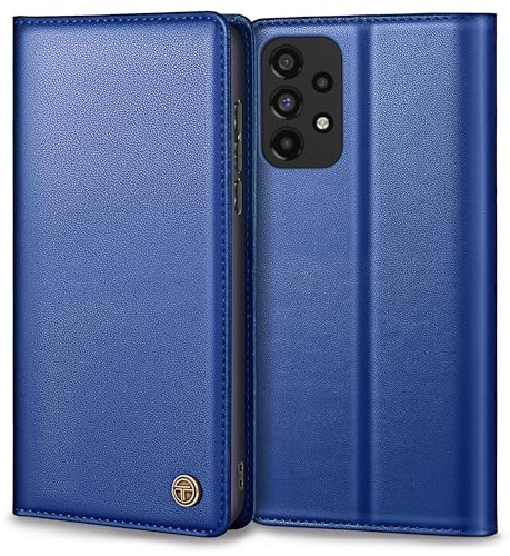 Thorhülle Handyhülle für Samsung Galaxy A53 5G Hülle, Premium Lederhülle Schutzhülle für Samsung A53 Hülle Wallet Kartenfach Standfunktion Klappbar Flip Case für Galaxy A53 5g Hülle, Royalblau