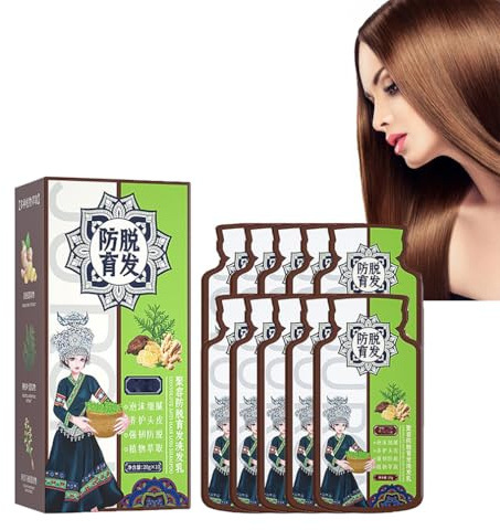Explosives Ingwer-Phytochemikalien-Shampoo zur Haarausfallkontrolle, Ingwer Pflanzenextrakt Anti-Haarausfall Haarshampoo, Natürlich Bio Anti-Haarausfall-Shampoo (1Box)