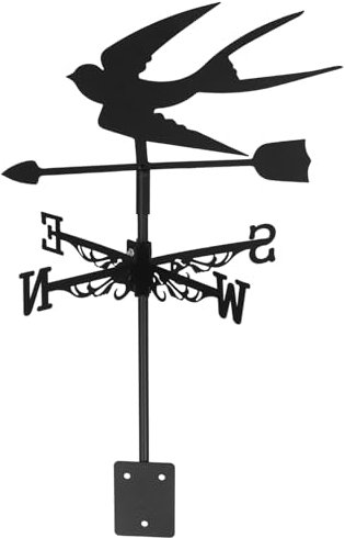 Milisten Girouette en Métal en Forme De Coq Décoration De Jardin Girouette pour Lextérieur