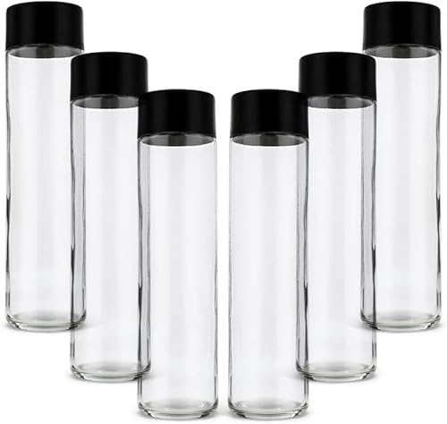 BELLEROFONTE Kefas Bottiglia in Vetro da 750 ML con Tappo a Vite, Confezione da 6 Bottiglie