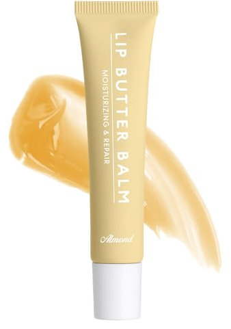 Lip Butter Balm, Moisturizing Natural Lip Balm, Nourishing Soothing Lip Care for Instant Moisture, Shine and Hydration, Tinted, Soothes Dry Lip Care for Dry Lips, Chapped Lips, Vanilla