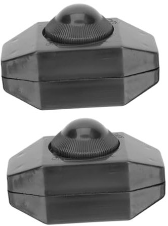 Hemobllo 2pcs Rotary Knob Control for Desk Lamps Easy Installation for Kitchen Bedroom and Lighting Projects